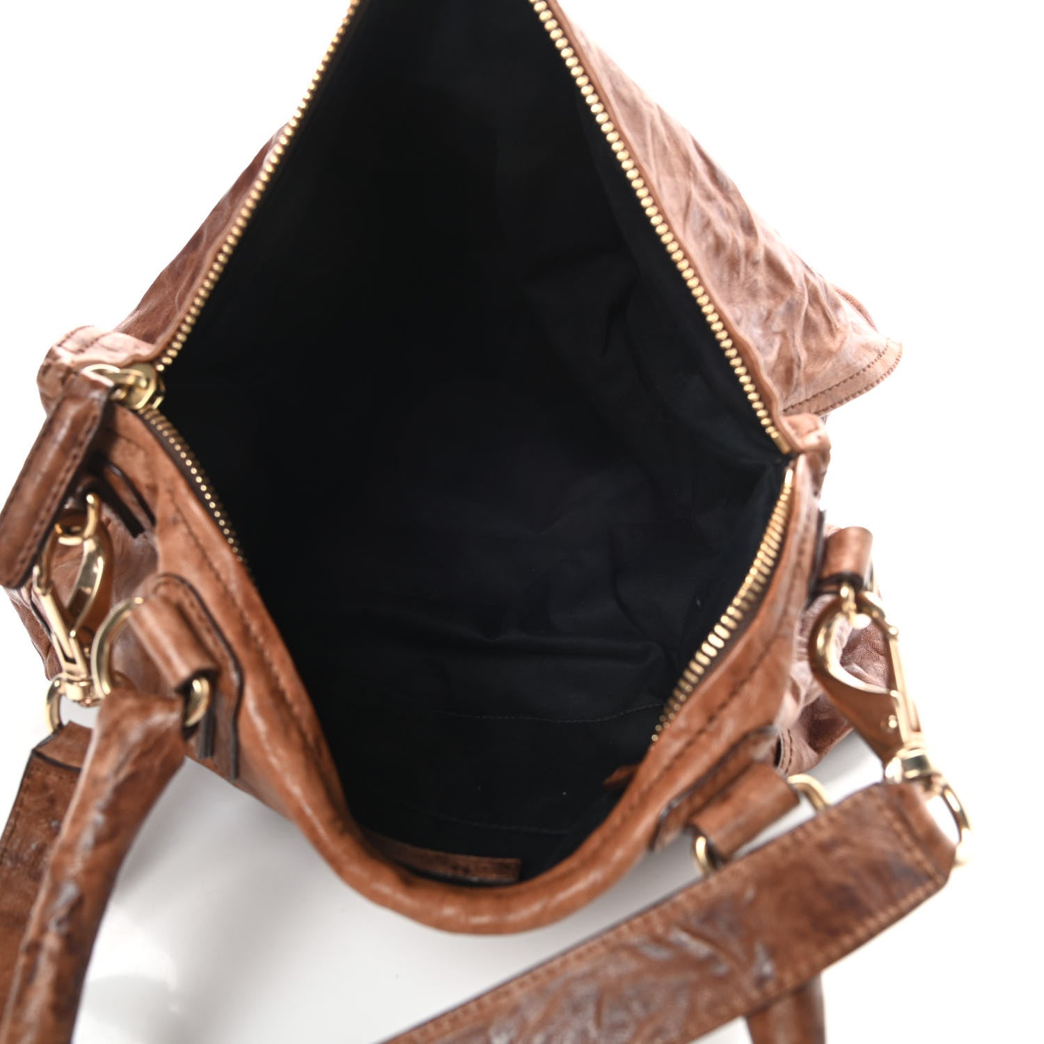 Givenchy Tumbled Sheepskin Large Pandora Brown 5 of 14
