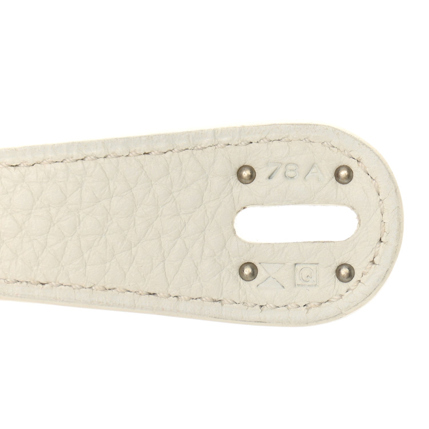 Hermes Taurillon Clemence Lindy 30 White 7 of 12