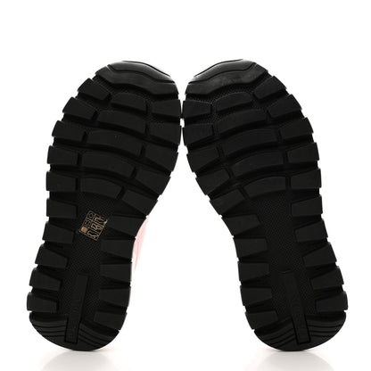 Prada Re-Nylon Piuma Metal Triangle Logo Quilted 45mm Sneakers 37 Alabastro 5 of 14