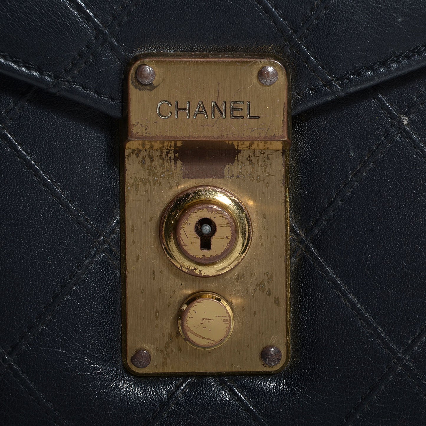 Lambskin Briefcase Bag Black