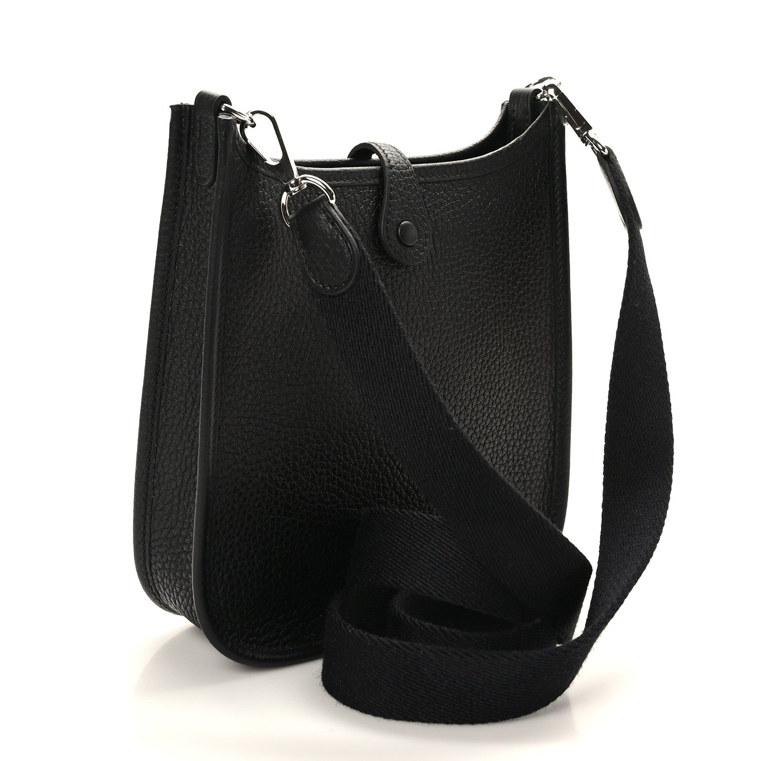Hermes Taurillon Clemence Evelyne TPM Black 2 of 10