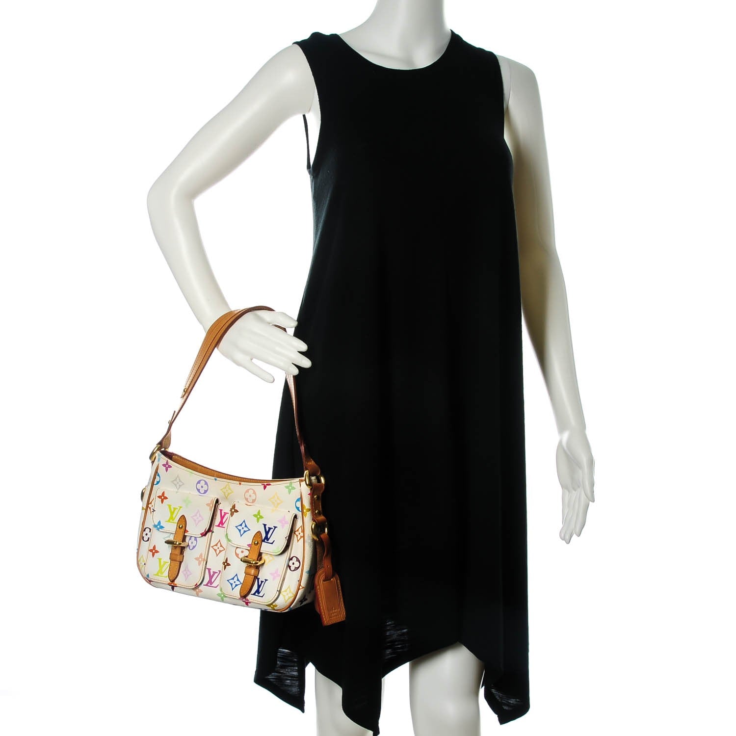 Louis Vuitton Monogram Multicolor Lodge PM White 2 of 7