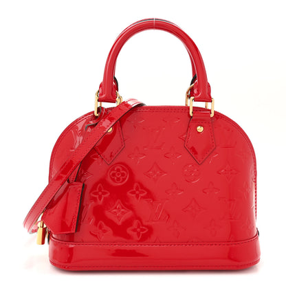 Louis Vuitton Vernis Alma BB Cherry 1 of 11