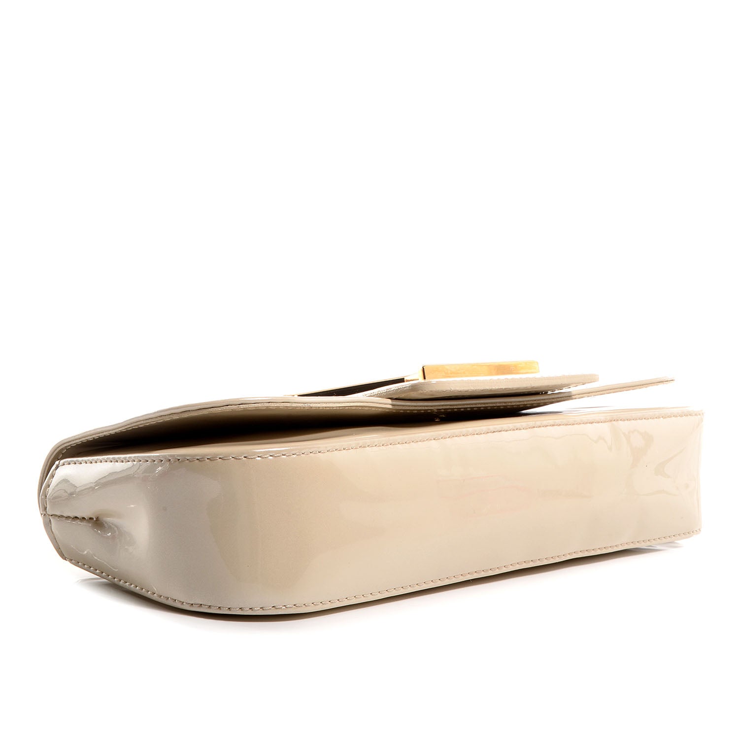 Louis Vuitton Patent Sobe Clutch Blanc Corail 4 of 7