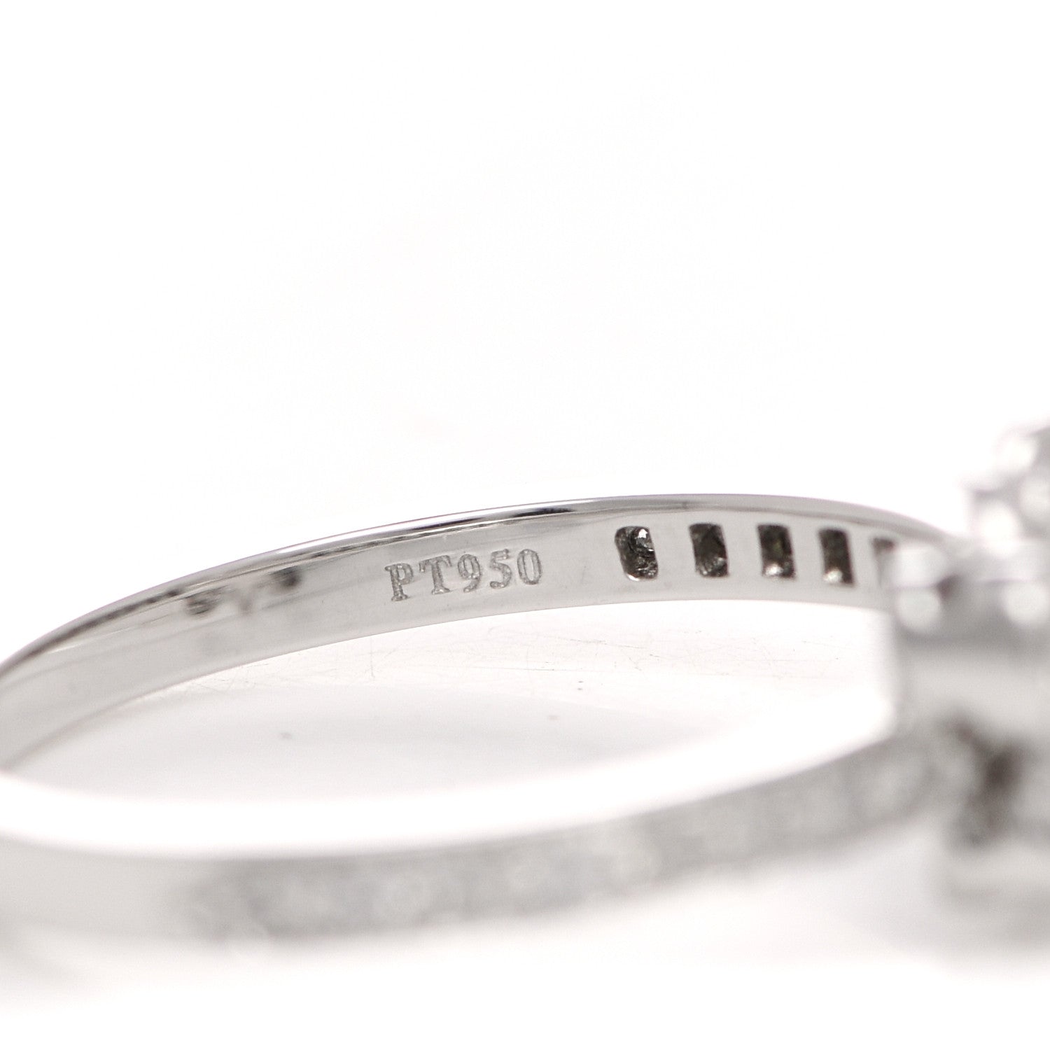 Tiffany Platinum Diamond Enchant Butterfly Ring 49 5 6 of 7
