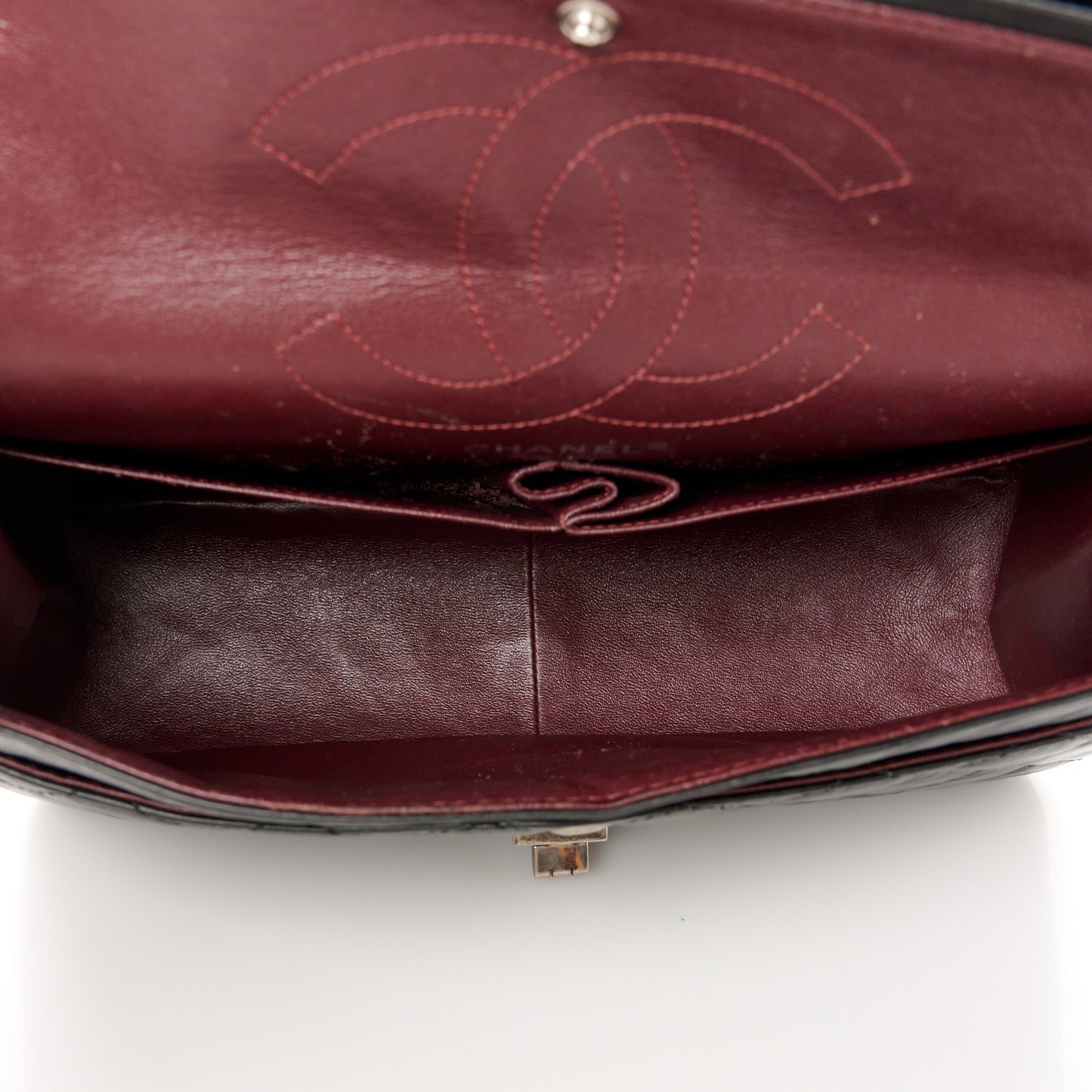 Aged Calfskin Quilted 2.55 Reissue 226 Flap Black