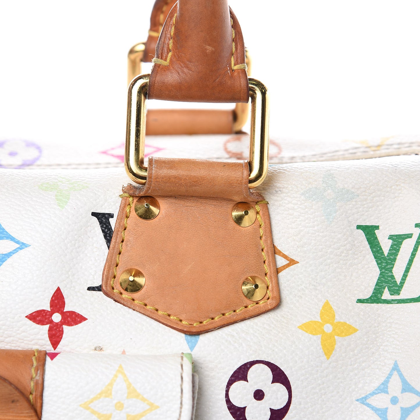 Monogram Multicolor Speedy 30 White