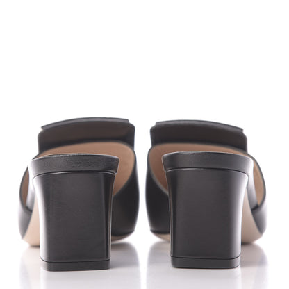 Gucci Malaga Kid Crystal Square G Madelyn Mules 38.5 Black 7 of 12