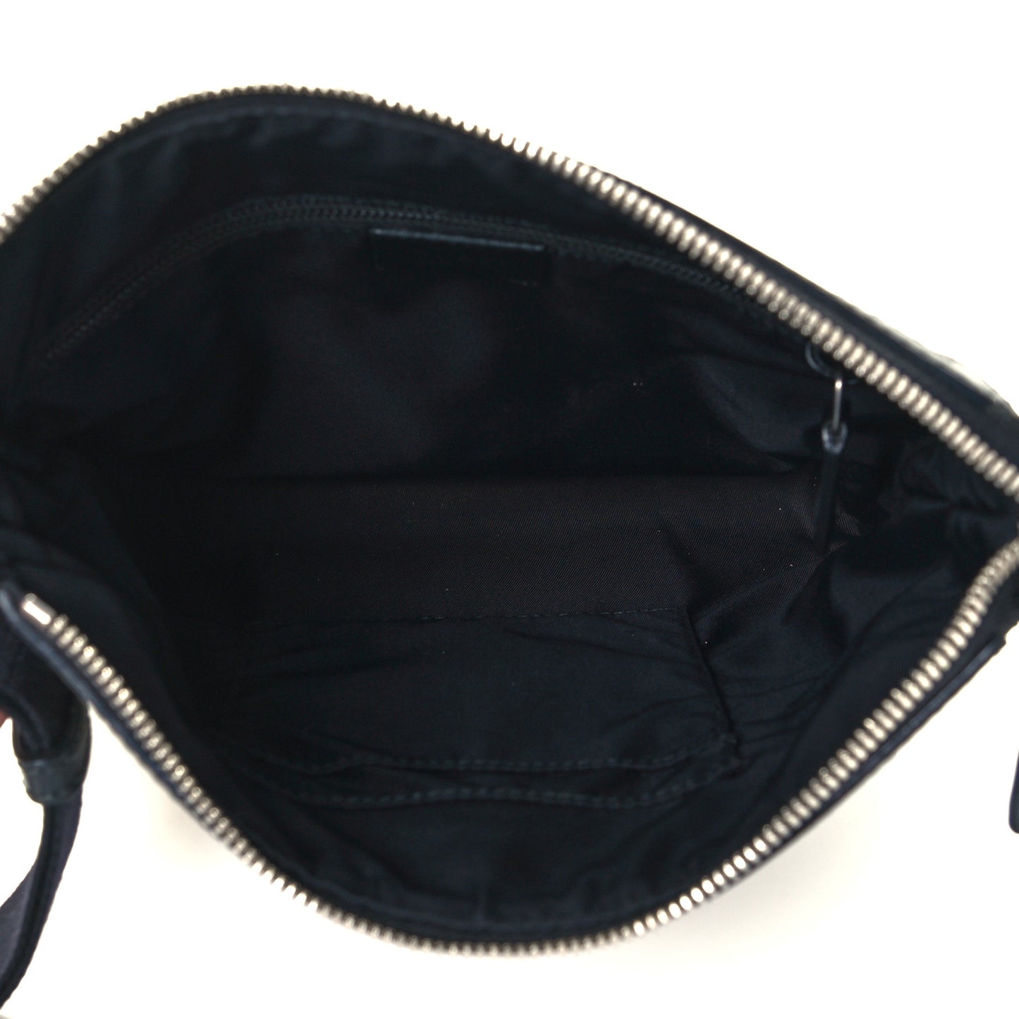 GG Supreme Monogram Web Messenger Bag Black