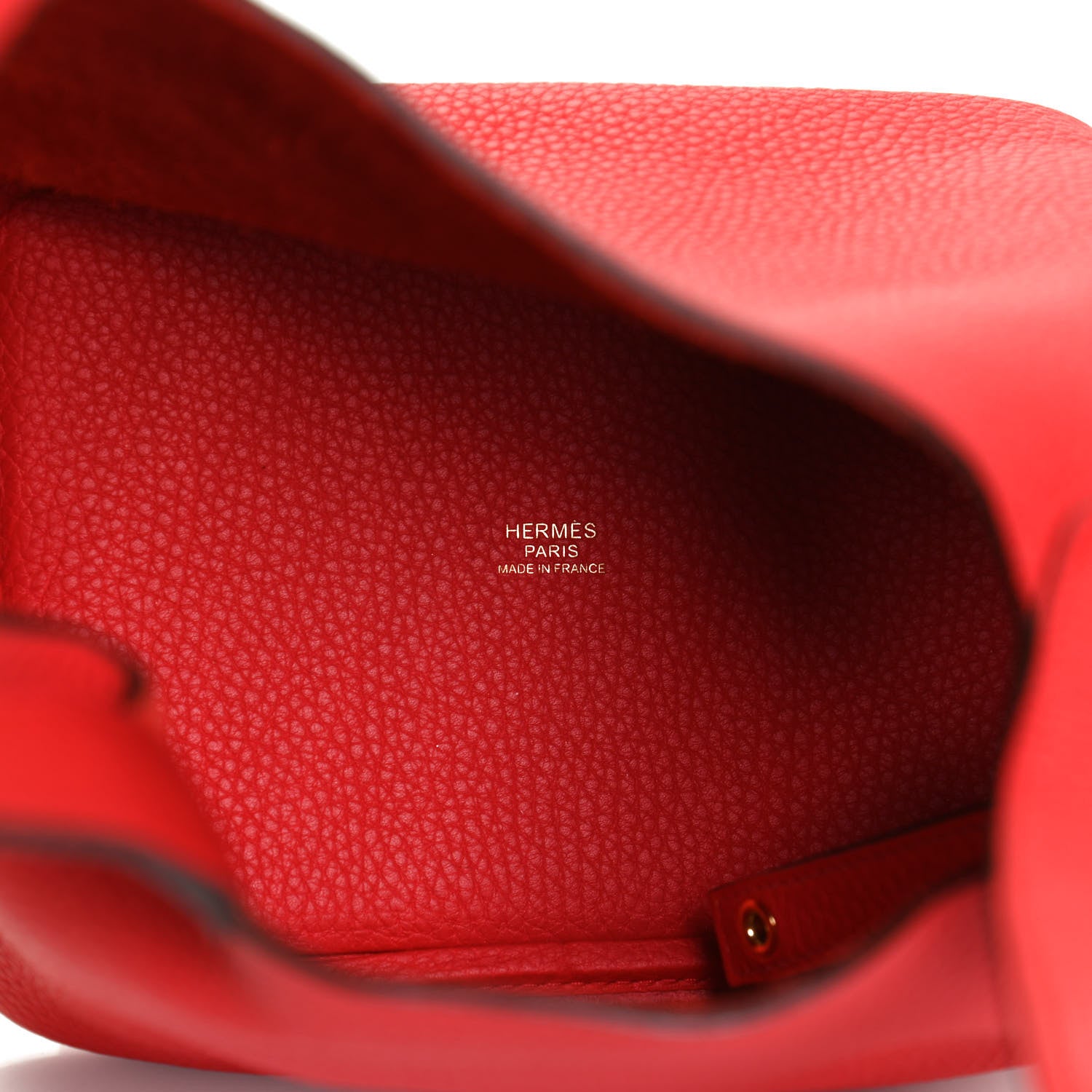Hermes Taurillon Clemence Picotin Lock 18 PM Rouge De Coeur 6 of 12