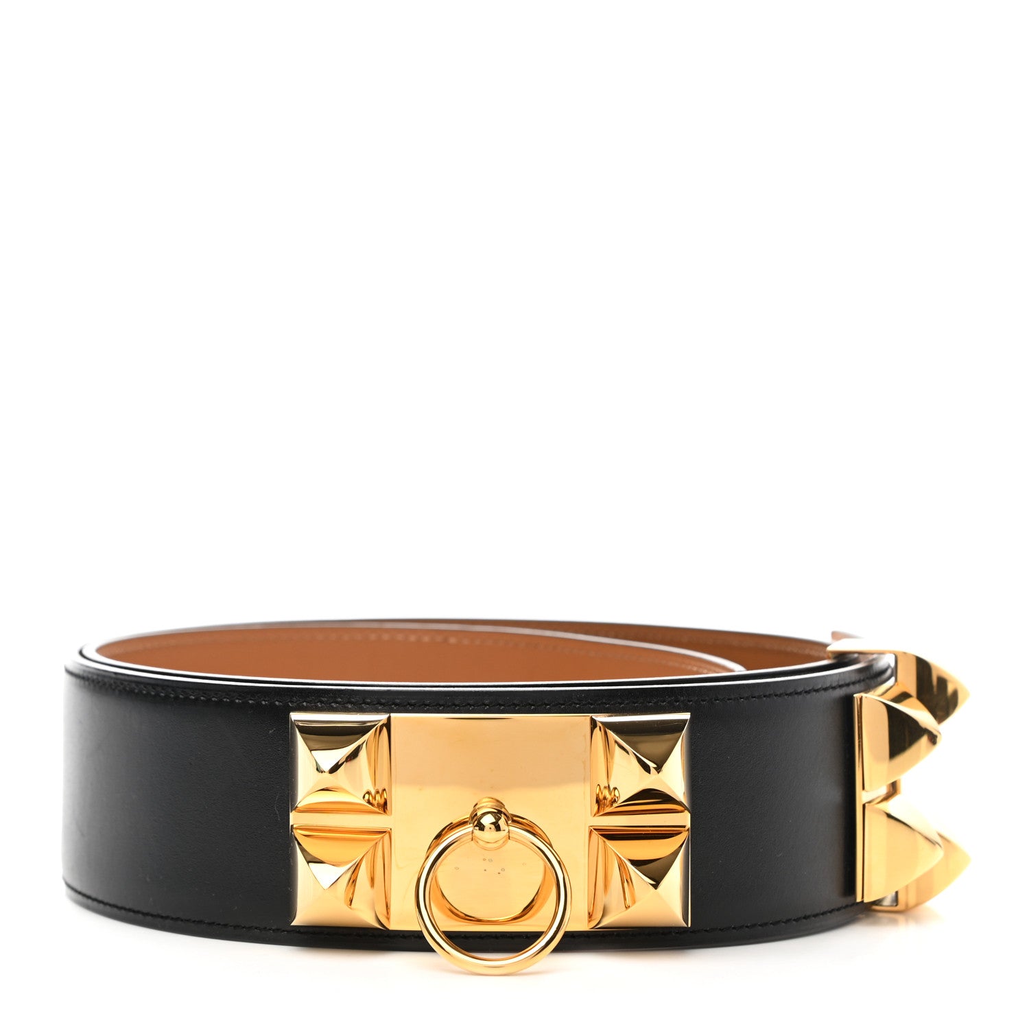Hermes Box Collier De Chien CDC Belt 90 Black 1 of 4