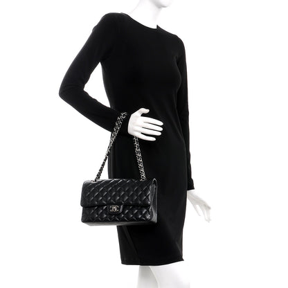Chanel Caviar Quilted Medium Double Flap Black 3 of 9