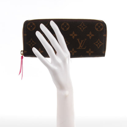 Louis Vuitton Monogram Clemence Wallet Fuchsia 2 of 7