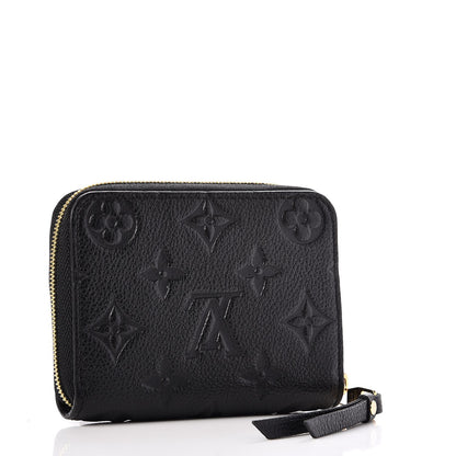 Louis Vuitton Empreinte Zippy Coin Purse Black 3 of 8