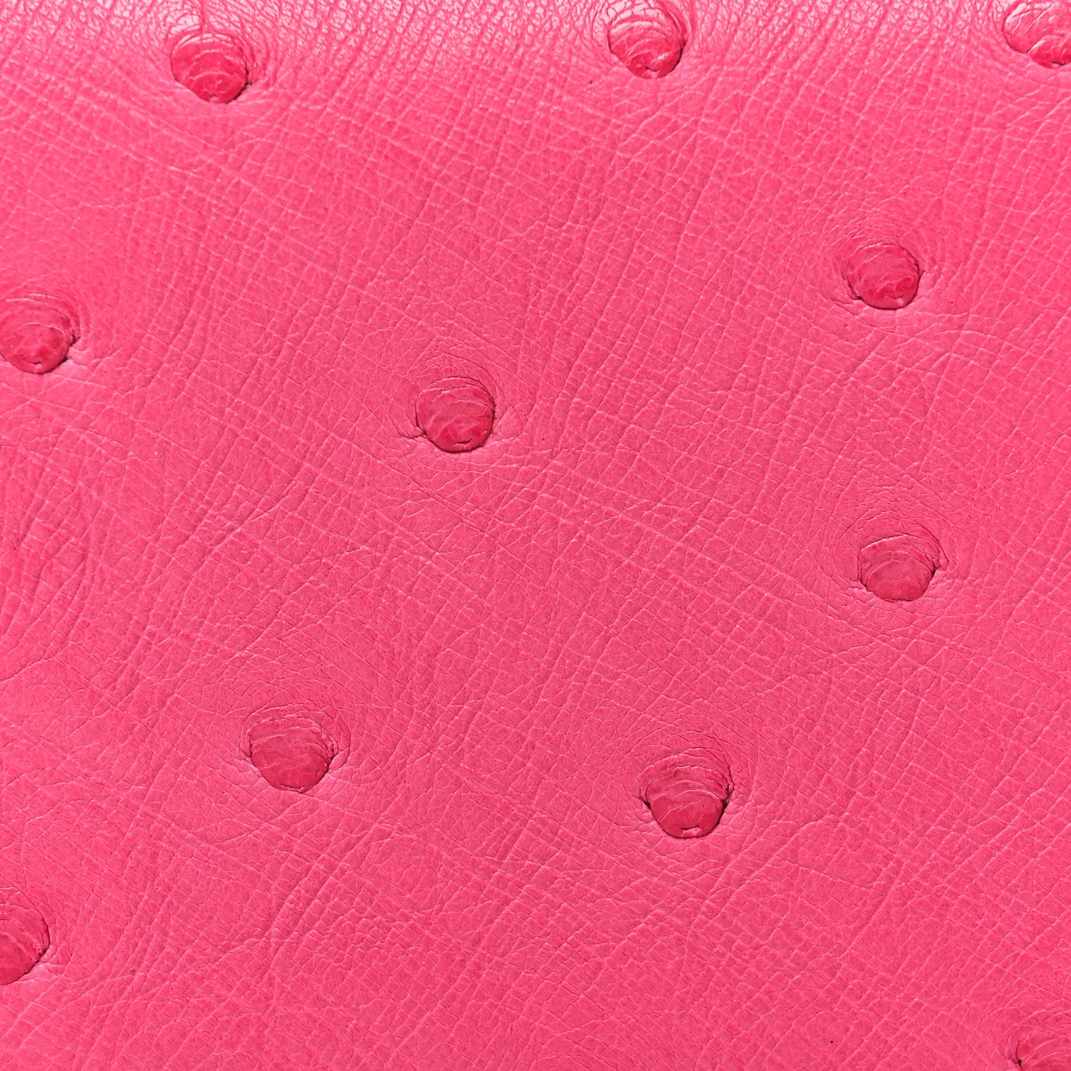 Hermes Ostrich Calvi Rose Tyrien 10 of 10