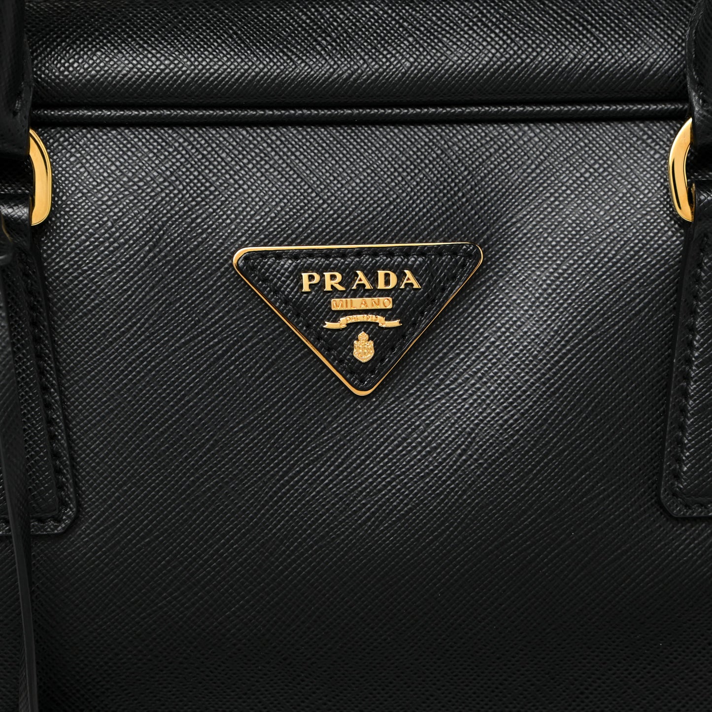 Saffiano Lux Bauletto Black