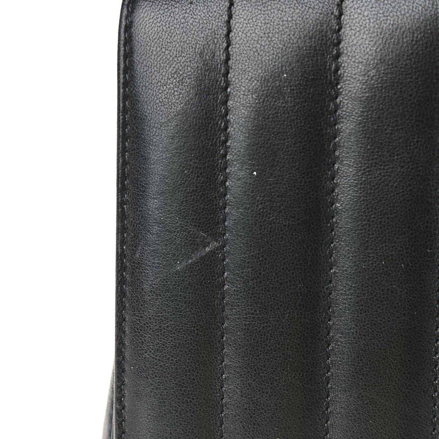 Lambskin Matelasse Monogram Medium Vicky Chain Bag Black