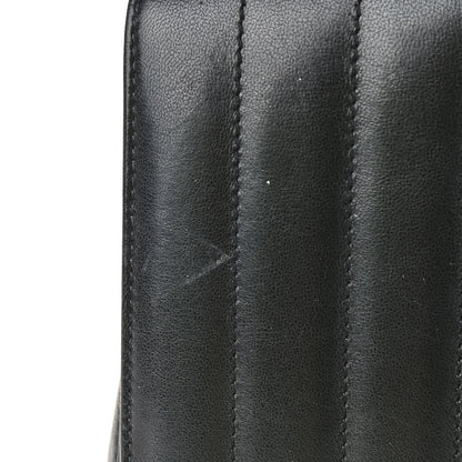 Saint Laurent Lambskin Matelasse Monogram Medium Vicky Chain Bag Black 10 of 10
