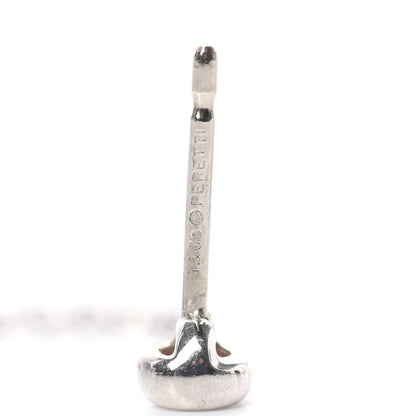 Tiffany Sterling Silver Diamond .24ct Elsa Peretti Diamonds by the Yard Drop Earrings 5 of 7
