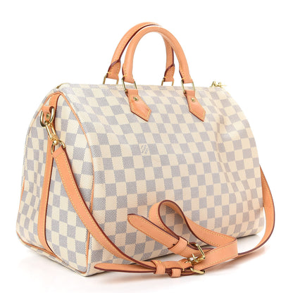 Louis Vuitton Damier Azur Speedy Bandouliere 35 3 of 11