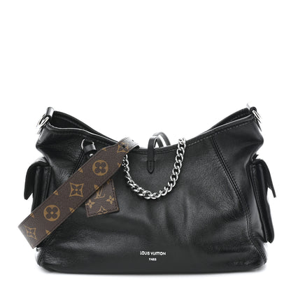 Louis Vuitton Lambskin CarryAll Cargo Vibe PM Black 1 of 9