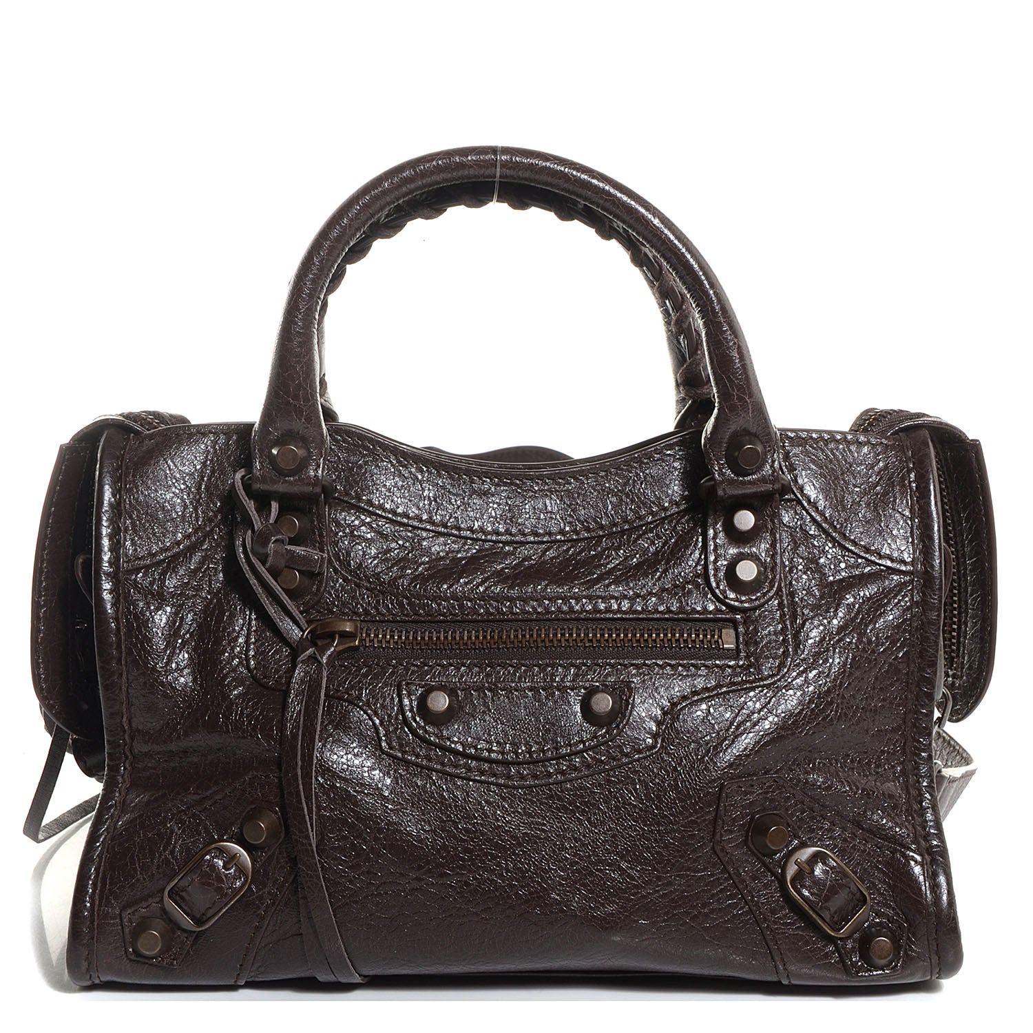Balenciaga Agneau Classic Hardware Mini City Charbon 1 of 13