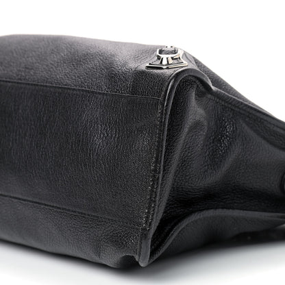 Balenciaga Chevre Silver Metallic Edge Hardware City Black 9 of 9