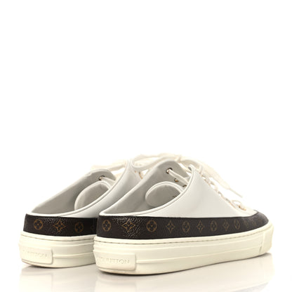 Louis Vuitton Monogram Womens Stellar Open Back Sneakers 39 White 5 of 8
