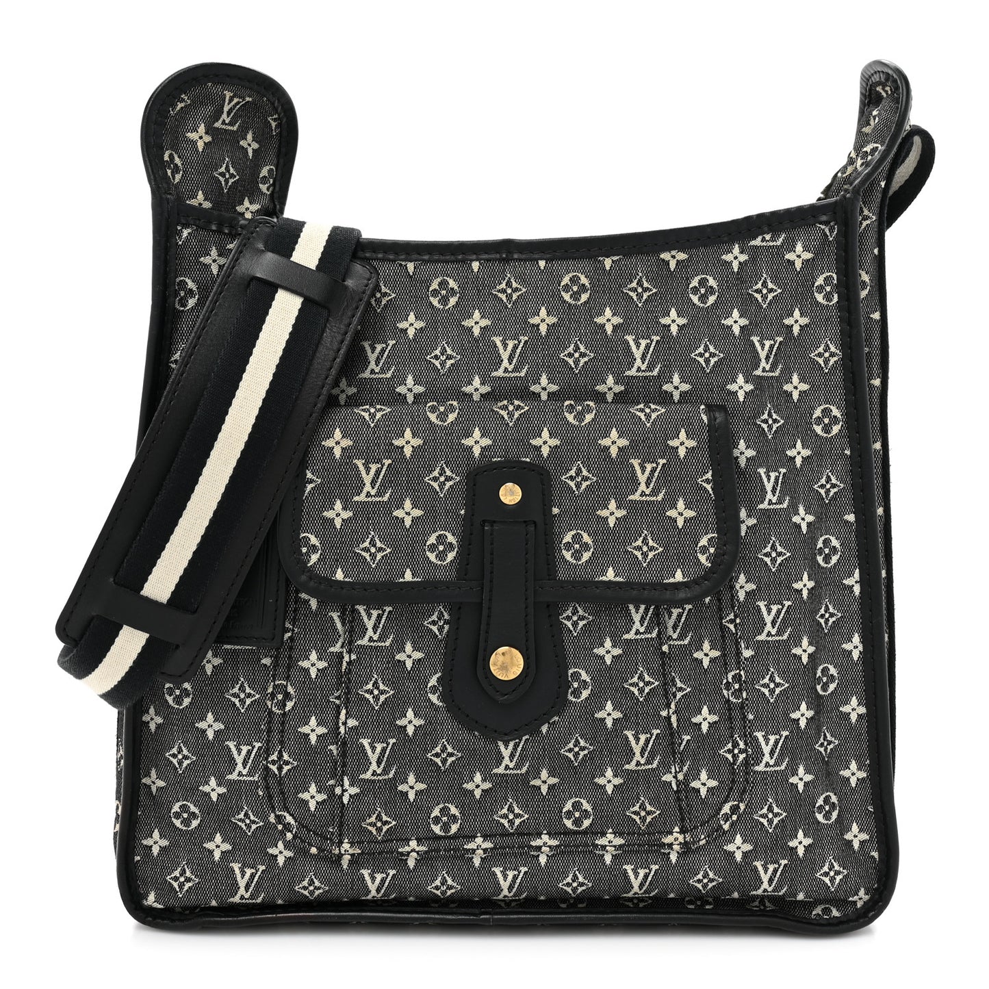 Mini Monogram Besace Mary Kate Black