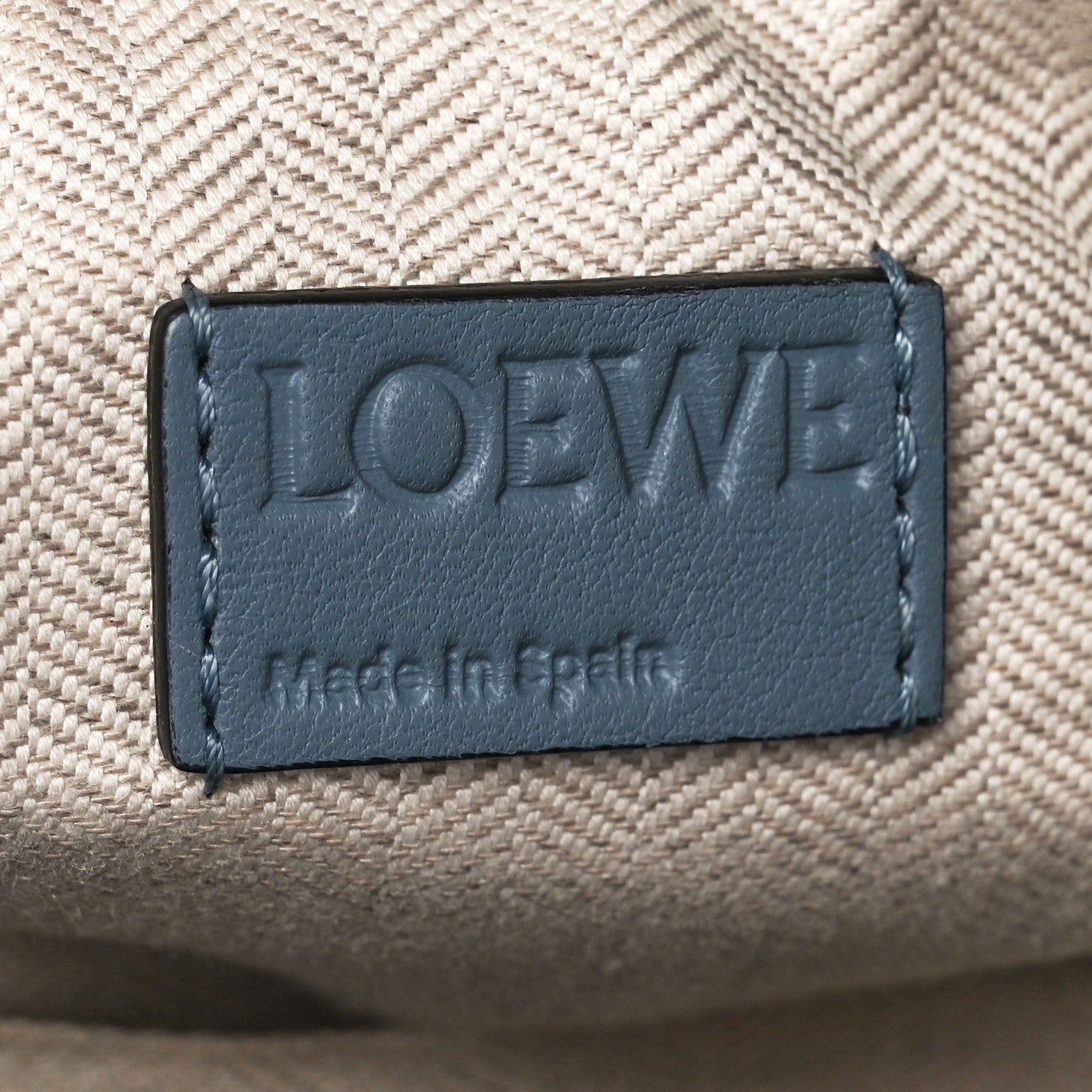 Loewe Calfskin Medium Puzzle Bag Blue 6 of 11