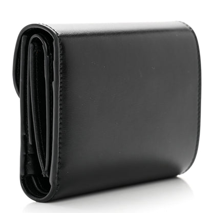 Celine Shiny Smooth Lambskin Small Triomphe Wallet Black 3 of 7