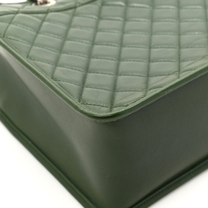 Chanel Aged Calfskin Quilted Large Working Vibe Camera Case Khaki 12 of 18