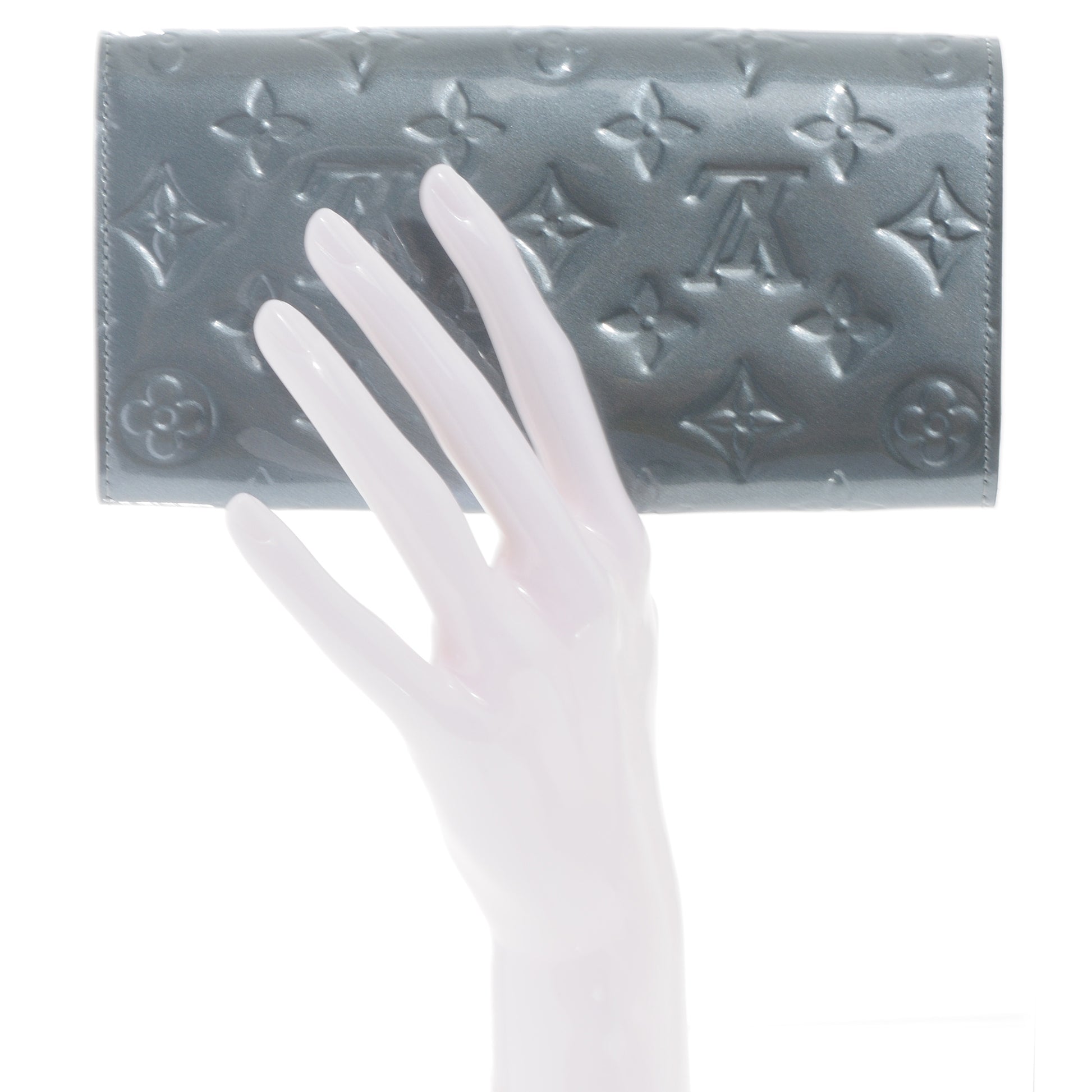 Louis Vuitton Vernis Sarah Wallet Givre 2 of 6
