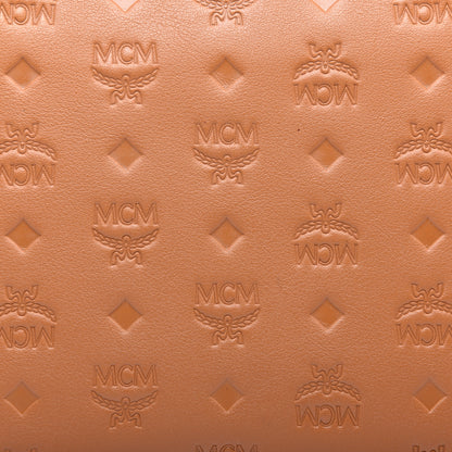 MCM Calfskin Ottomar Crossbody Pouch Cognac 10 of 10