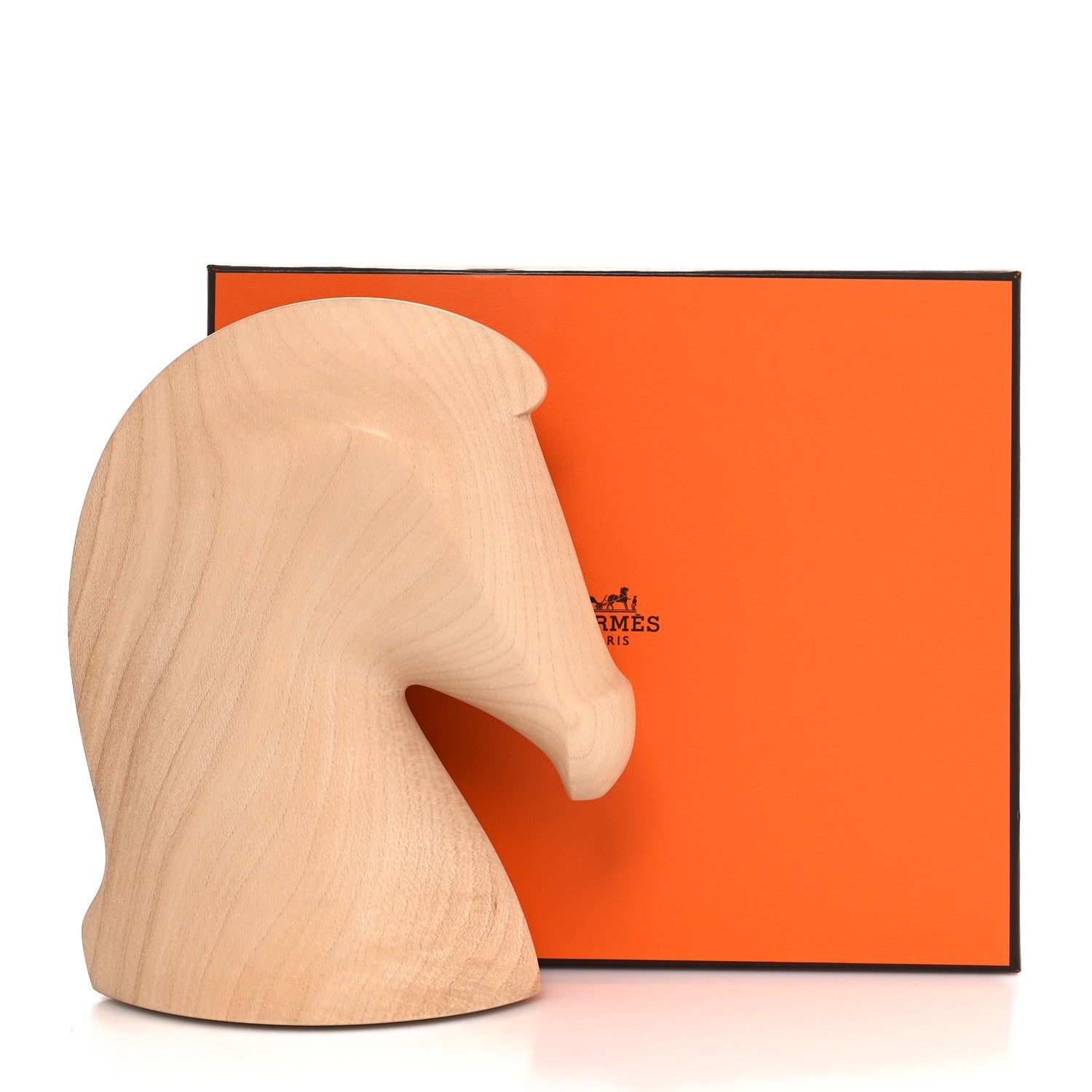Hermes Maple Wood Samarcande Paperweight 7 of 7