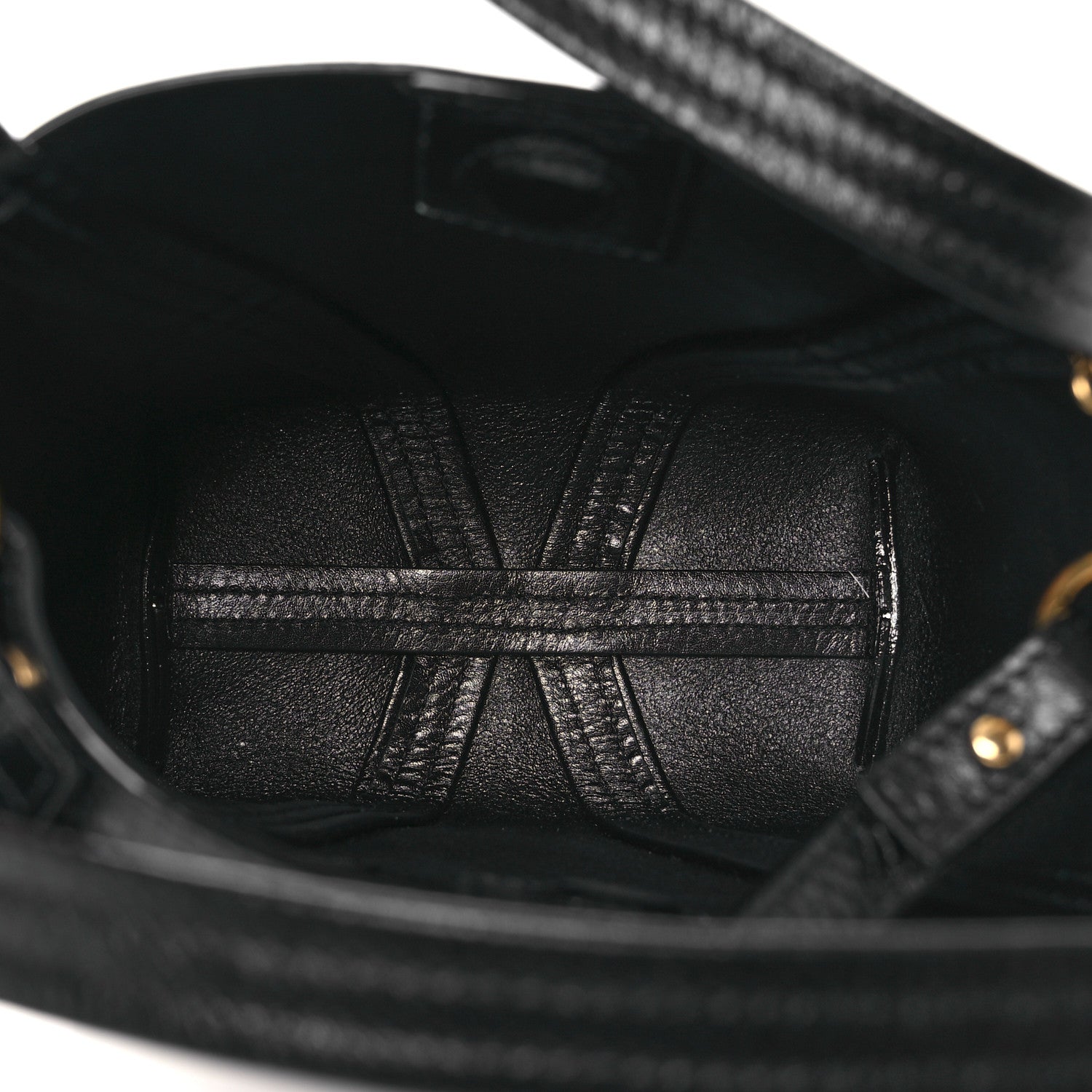 Chloe Grained Calfskin Small Spin Tote Black 5 of 10