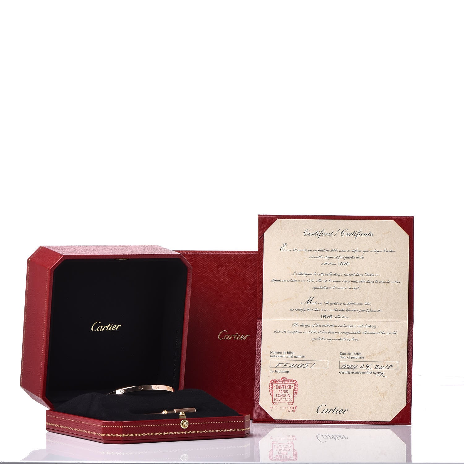 Cartier 18K Pink Gold Small LOVE Bracelet 16 7 of 7