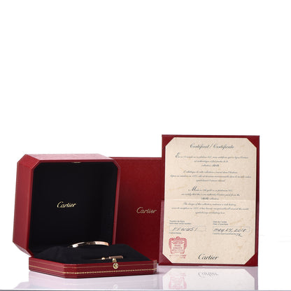 Cartier 18K Pink Gold Small LOVE Bracelet 16 7 of 7