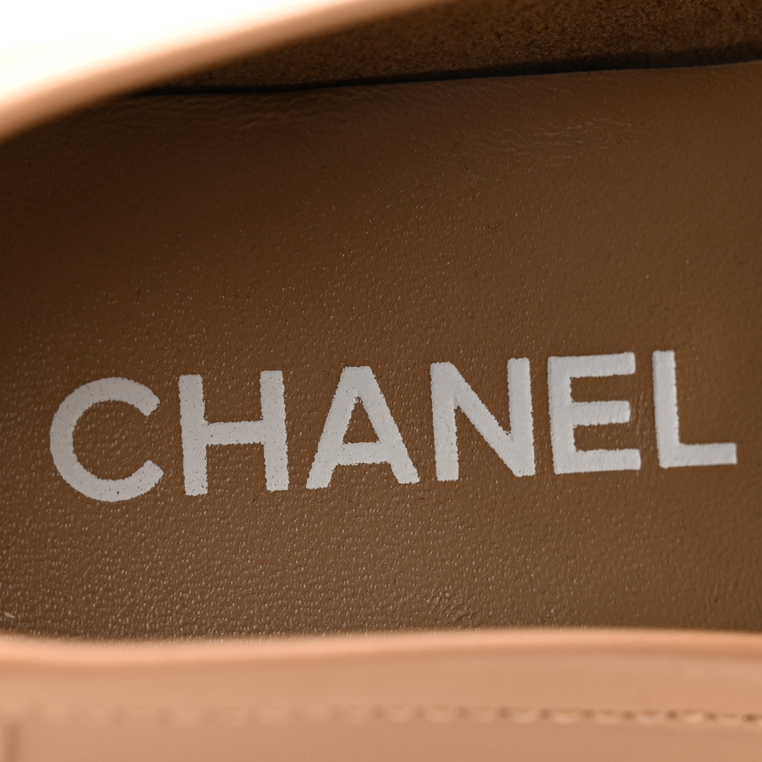 Chanel Calfskin CC Platform Loafers 39.5 Beige 7 of 11