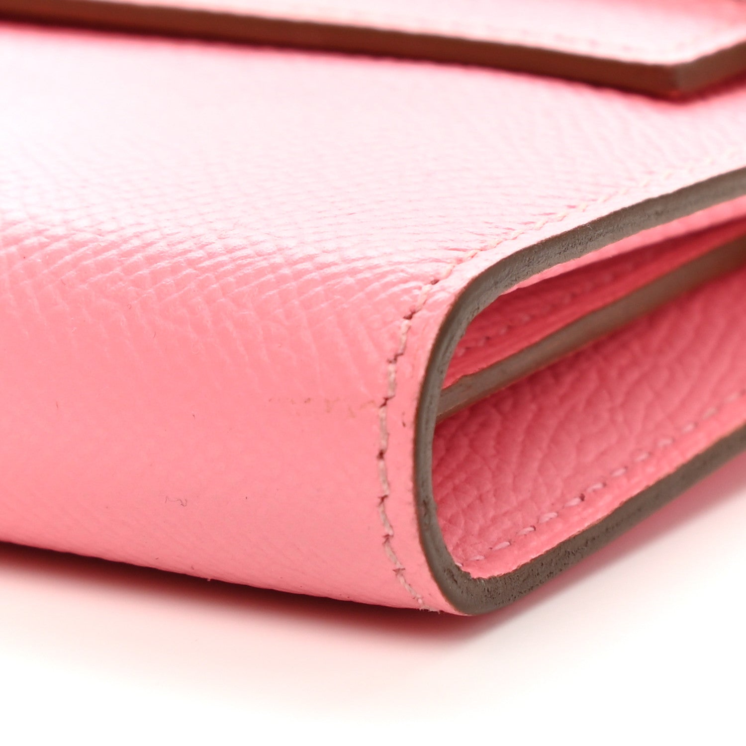Hermes Epsom Kelly Longue Wallet Rose Confetti 9 of 10