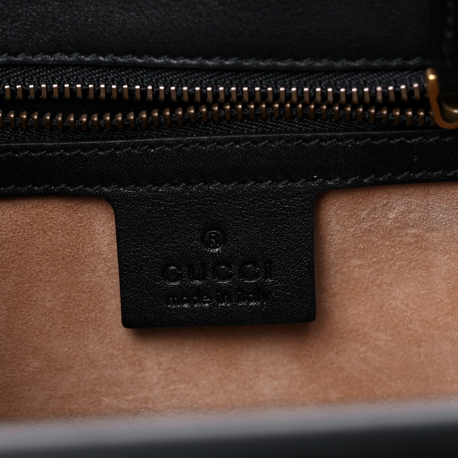 Gucci Calf Hair Leopard Print Shoulder Bag Black 6 of 20