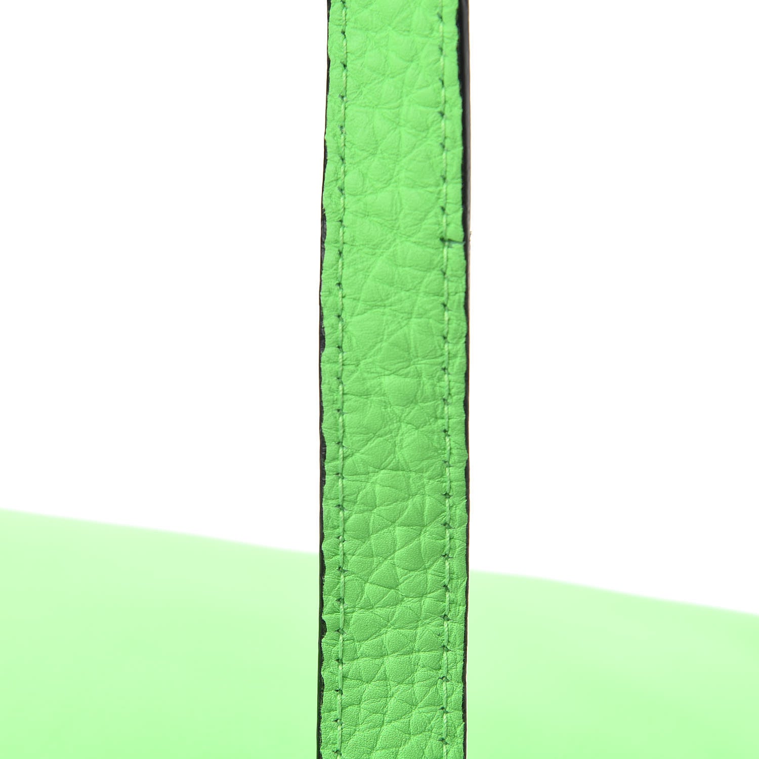 Burberry Grainy Calfskin Remington Tote Neon Green 8 of 12