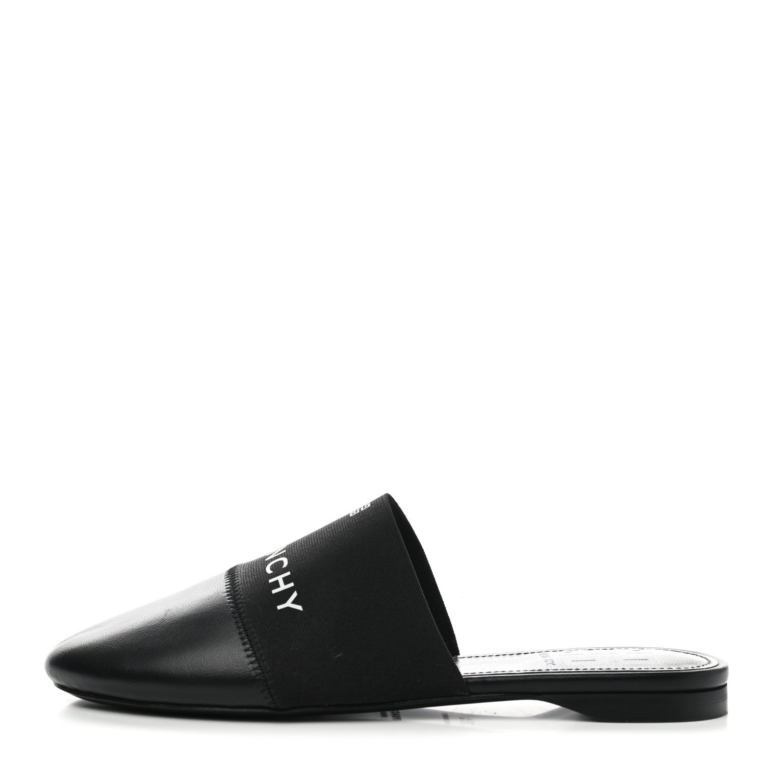 Givenchy Calfskin Bedford Logo Mule Slides 35.5 Black 1 of 7
