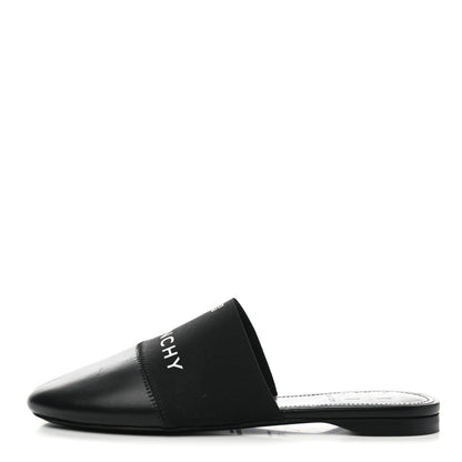 Givenchy Calfskin Bedford Logo Mule Slides 35.5 Black 1 of 7