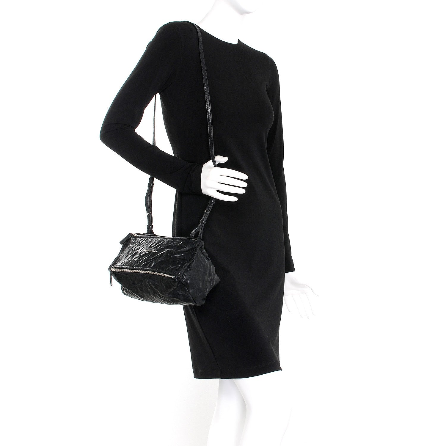Givenchy Tumbled Sheepskin Mini Pandora Black 2 of 7