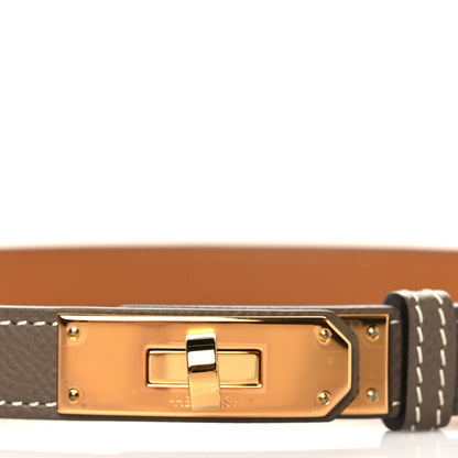 Hermes Epsom Kelly Belt Etoupe 2 of 8