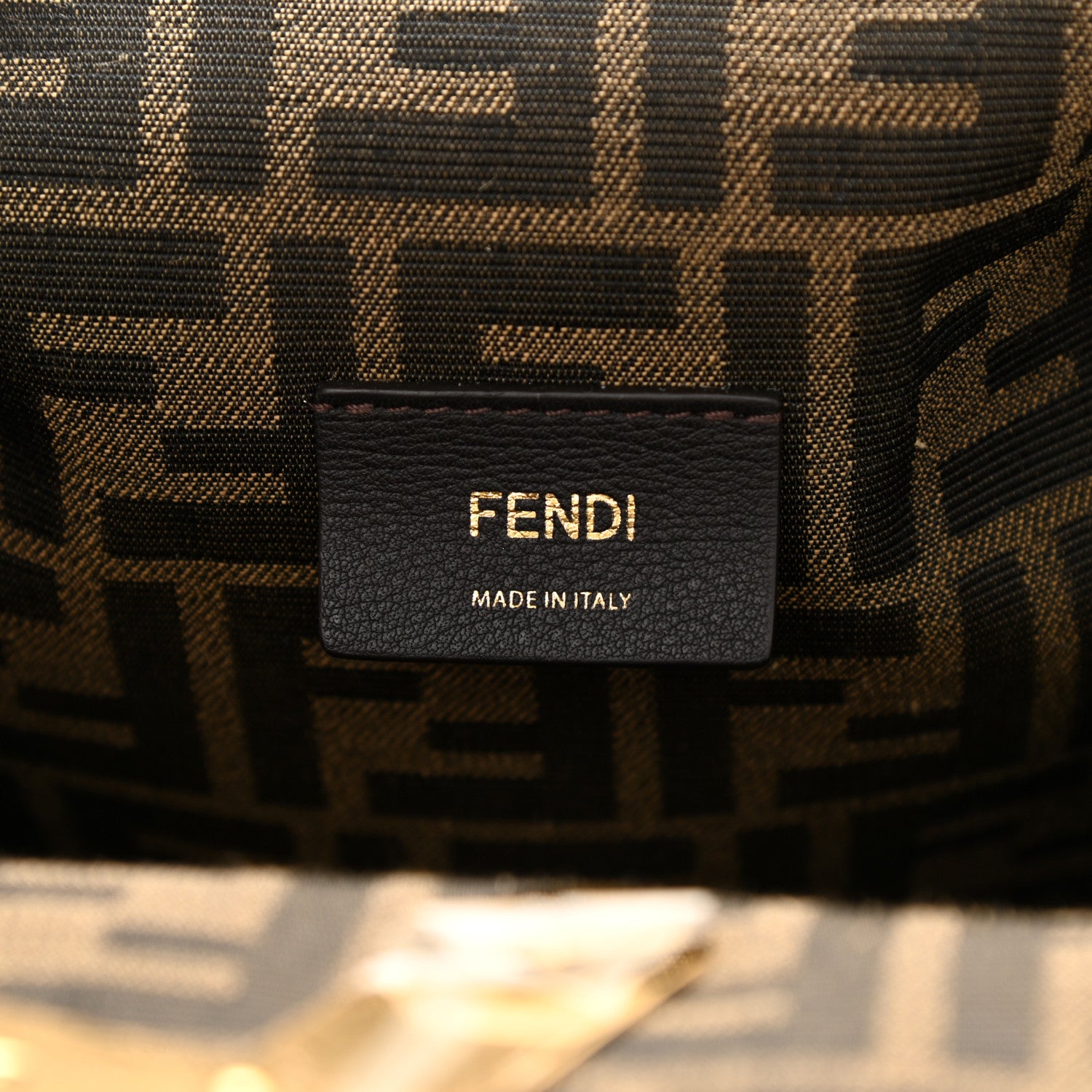 Fendi Shiny Nappa Medium Fendi First Black 6 of 9