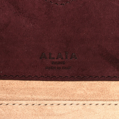 Alaia Suede Goatskin Medium Le Teckel Bag Rouge Grenat 7 of 11