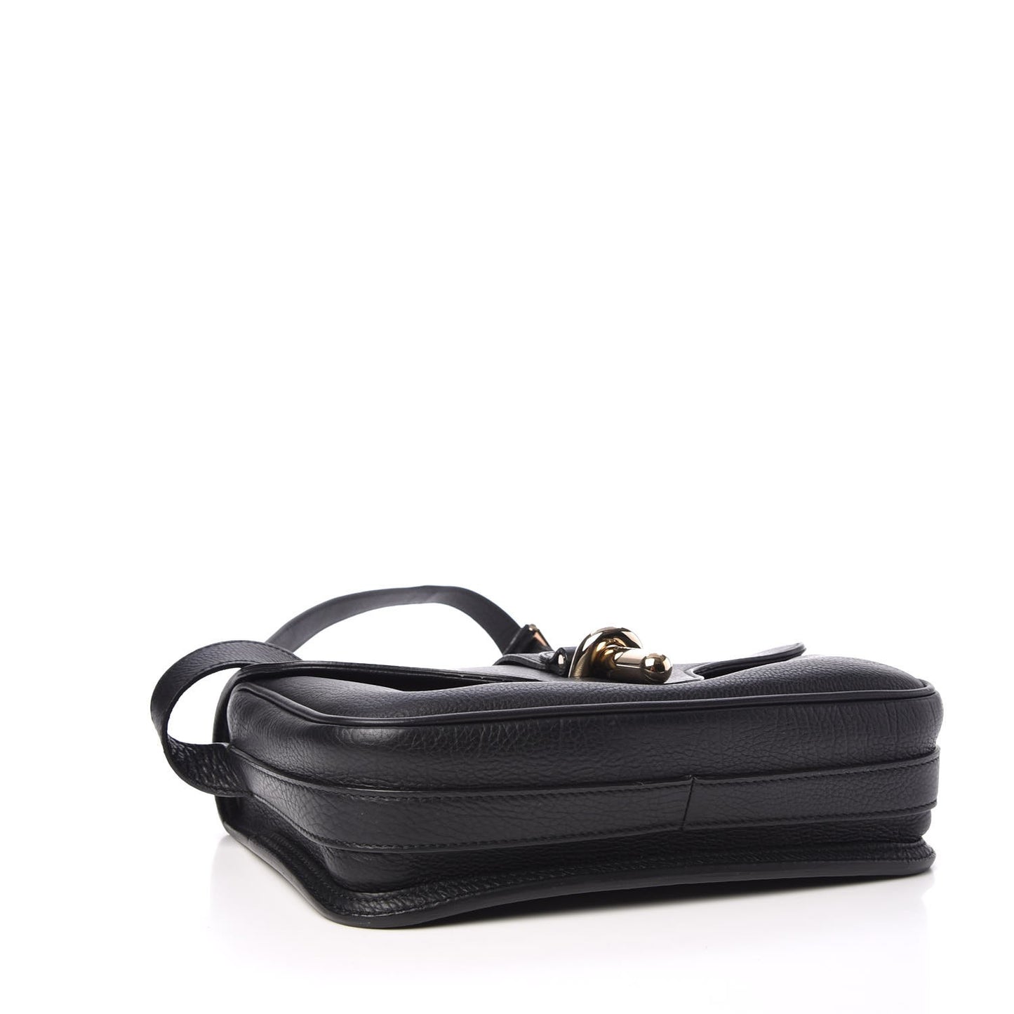 Grained Calfskin S Tube Black