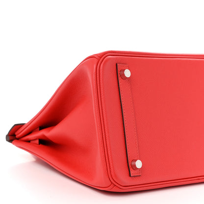 Hermes Epsom Birkin 30 Rouge Tomate 9 of 10